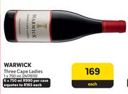 Warwick Three Cape Ladies-750ml Each