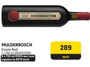 Mulder Bosch Estate Red-6 x 750ml