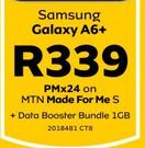 Samsung Galaxy A6+ LTE-On MTN Made For Me S + Data Booster Bundle 1GB + Samsung 64GB SD Card