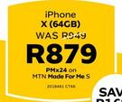 Apple iPhone X 64GB LTE-On MTN Made For Me S