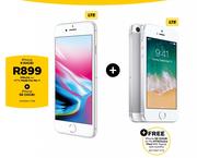 Apple iPhone 8 64GB LTE-On MTN Made For Me M+Apple iPhone SE 32GB-On My MTNChoice Flexi R55 Topup