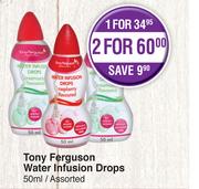 Tony Ferguson Water Infusion Drops-2x50ml  