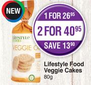 Lifestyle Food Veggie Cakes-2x80g  