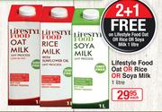 Lifestyle Food Oat Or Rice Or Soya Milk-1Ltr Each