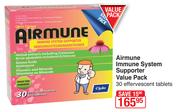 Airmune Immune System Supporter Value Pack 30 Effervescent Tablets