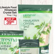 Lifestyle Food Himalayan Crystal Salt Fine-1Kg