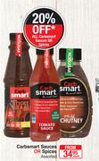 Carbsmart Sauces Or Spices Assorted-Each