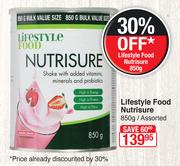 Lifestyle Food Nutrisure Assorted-850g