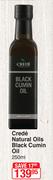 Crede Natural Oils Black Cumin Oil-250ml
