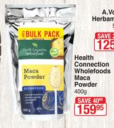 Health Connection Wholefoods Maca Powder-400g