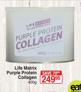 Life Matrix Purple Protein Collagen-400g