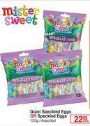 Mister Sweet Giant Speckled Eggs Or Speckled Eggs Assorted-125g Each