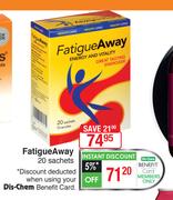 Fatigue Away 20 Sachets