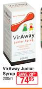 Vir Away Junior Syrup-200ml