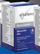 Vitaforce Multivitamin Mensvite 50+ 60 Film Coated Tablets