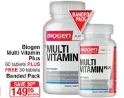 Biogen Multivitamin Plus 60 Tablets Plus Free 30 Tablets Banded Pack-Per Pack