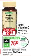 Dis-Chem Gold Vitamin C 1000mg 60 Tablets