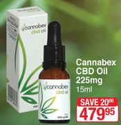 Cannabex CBD Oil 225mg-15ml