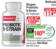 Biogen Probiotic 9 Strain 30 Vegicaps