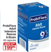ProbiFlora Adult Intensive Rescue 9 Strain 60 Capsules
