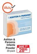 Ashton & Parsons Infants Powder 20 Pack