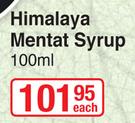 Himalaya Mentat Syrup-100ml Each