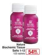 Natura Biochemic Tissue Salts 1-12 125 Tablets-Each
