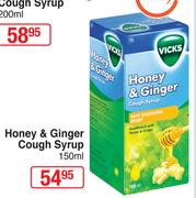 Vicks Honey & Ginger Cough Syrup-150ml