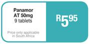 Panamor AT 50mg 9 Tablets