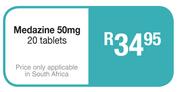 Medazine 50mg 20 Tablets
