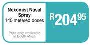 Nexomist Nasal Spray 140 Metered Doses