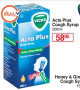 Vicks Acta Plus Cough Syrup-200ml