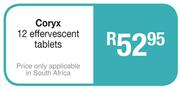 Coryx 12 Effervescent Tablets
