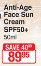 Nivea Sun Anti Age Face Sun Cream SPF50+-50ml