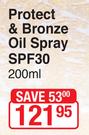 Nivea Sun Protect & Bronze Oil Spray SPF30-200ml