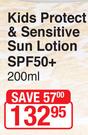 Nivea Sun Kids Protect & Sensitive Sun Lotion SPF50+-200ml