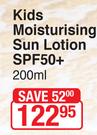 Nivea Sun Kids Moisturising Sun Lotion SPF50+-200ml