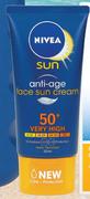 Nivea Sun Anti Age Face Sun Cream SPF50+-50ml