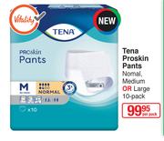 Tena Proskin Pants Nomal, Medium Or Large-10 Pack Per Pack