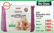 Softi Disposable Adult Pull Ups Large-14 Pack Per Pack