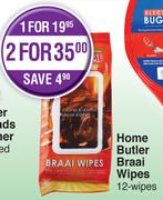 Home Butler Braai Wipes-12 Wipes Each