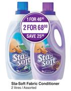 Sta Soft Fabric Conditioner-2x2Ltr 