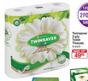Twinsaver 2 Ply Toilet Tissues-9's Pack 