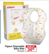 Pigeon Disposable Baby Bibs-20 Pack