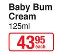Baby Bum Cream-125ml Each