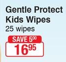 Johnson's Gentle Protect Kids Wipes-25 Wipes Per Pack