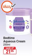 Johnson's Bedtime Aqueous Cream-250ml