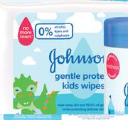 Johnson's Gentle Protect Kids Wipes-25 Wipes Per Pack