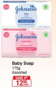 Johnson's Baby Soap Assorted-175g Each