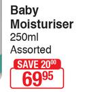 Childs Farm Baby Moisturiser Assorted-250ml